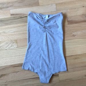 American Apparel strapless bodysuit